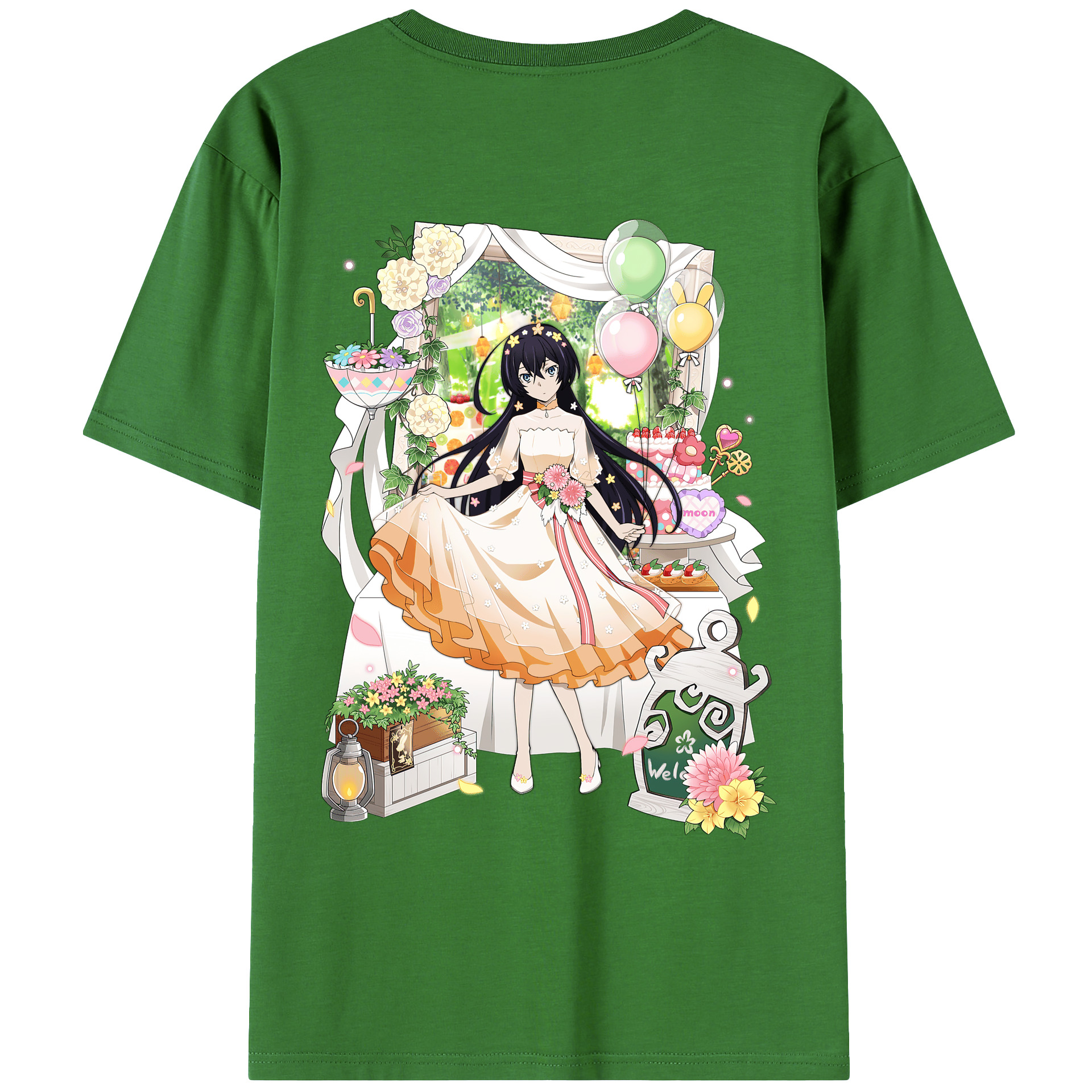 （画像用） 文豪ストレイドッグス Bungo Stray Dogs レディース半袖Tシャツ(バックプリント)